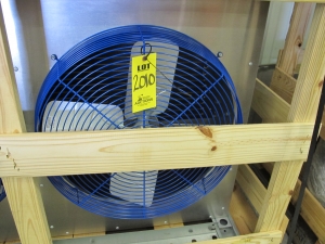 COOLER, DIRECT DRIVE DRY KIND, MODEL HCDC-12. EDPAC, COMPLETE PACKAGE. INCLUDES: WATER PUMP, CONTROL PANEL, FAN CYCLE CONTROLS, AND EXPANSION TANK. (W-44) LOADING & HANDLING FEE $25-